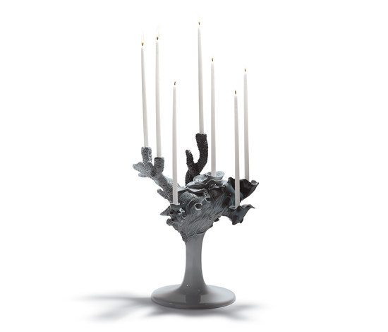 Naturofantastic - Multi candleholder (grey) | Bougeoirs | Lladró