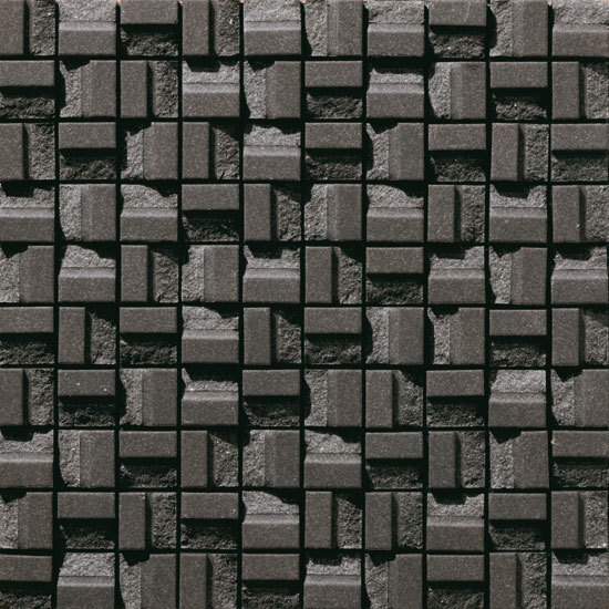 Plateau Block Black | Ceramic mosaics | INAX Corporation