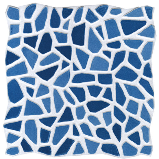 Gemme Del Golfo Blu 34x34 | Ceramic tiles | Savoia Italia S.p.a