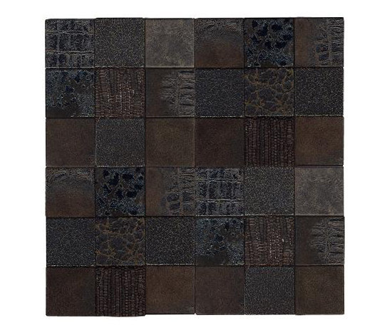 Texture marrone | Mosaici cuoio | Studioart