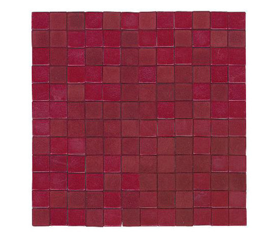 Opaco lucido rosso | Leather mosaics | Studioart