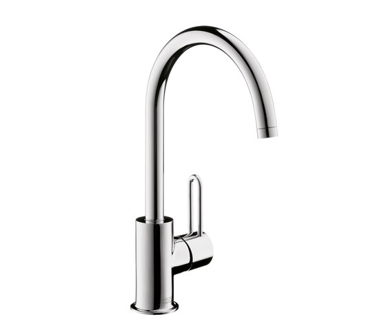 AXOR Uno Single Lever Basin Mixer with high swivel spout without pull-rod DN15 | Wash basin taps | AXOR