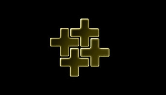 Swiss Cross Brass Tiles | Metal mosaics | Alloy