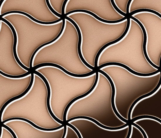 Ninja Copper Tiles | Metall Mosaike | Alloy
