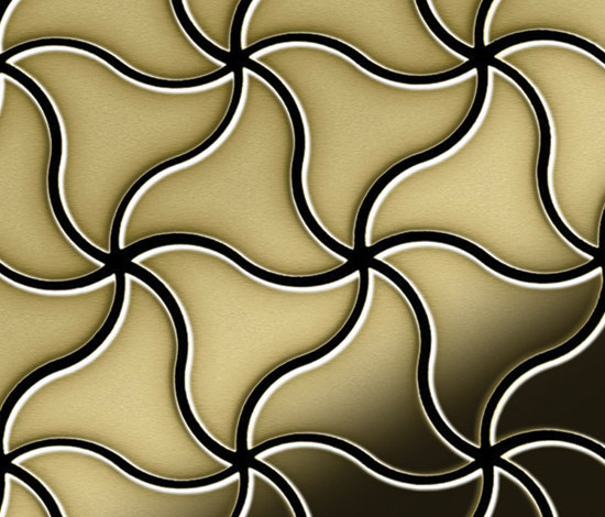 Ninja Brass Tiles | Mosaici metallo | Alloy