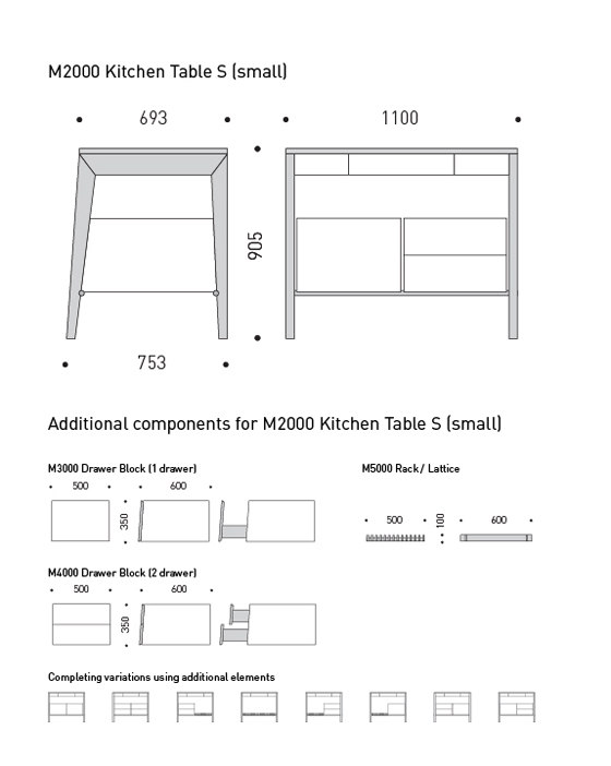 Kitchen Counter small | Muebles de cocina | MINT Furniture