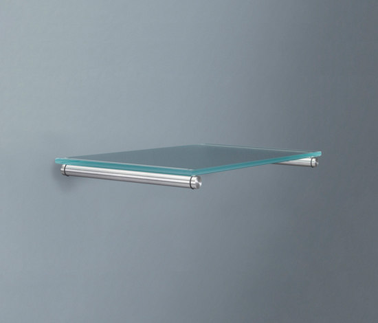 Shelf support for glass and wooden shelves, screwed, length 20 cm | Glass shelf brackets | PHOS Design