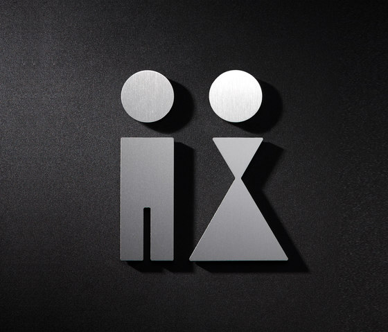 WC pictograms for men & women | Symbols / Signs | PHOS Design
