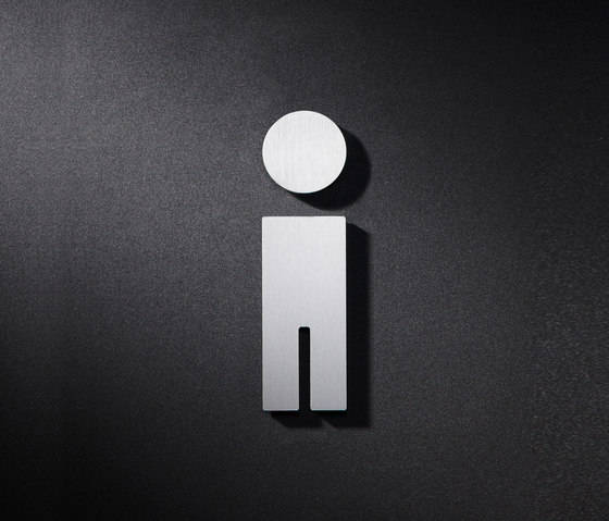 Piktogramm WC Männer | Pittogrammi / Cartelli | PHOS Design