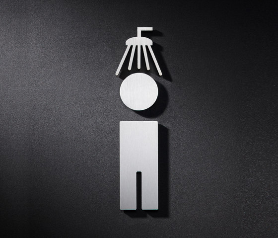 Men's shower pictogram | Symbols / Signs | PHOS Design