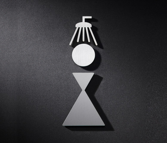 Ladies shower pictogram | Symbols / Signs | PHOS Design