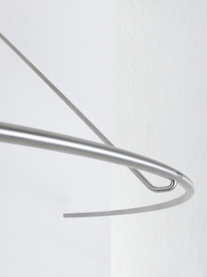 Wall coat rack curved as a semicircle - 40 cm deep | Coat racks | PHOS Design