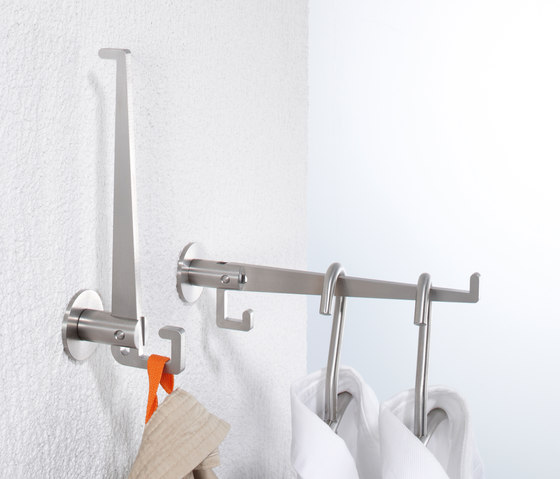 Folding hooks as a small coat rack | Single hooks | PHOS Design
