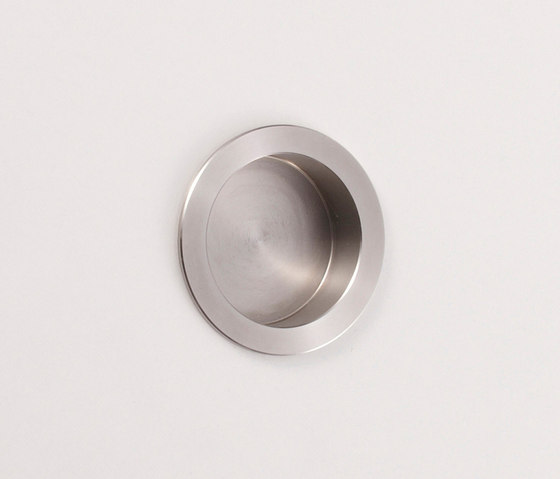 Poignée en forme de coquille Ø40 mm, ronde | Poignées cuvettes meuble | PHOS Design