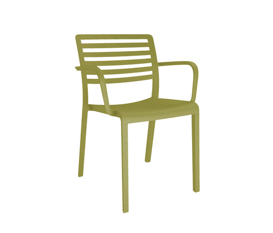 lama Stuhl mit Armlehnen | Stühle | Resol-Barcelona Dd