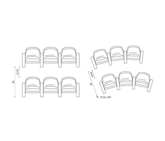 Opera’ | Auditorium seating | Aresline