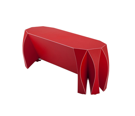 NOOK bench red | Panche | VIAL