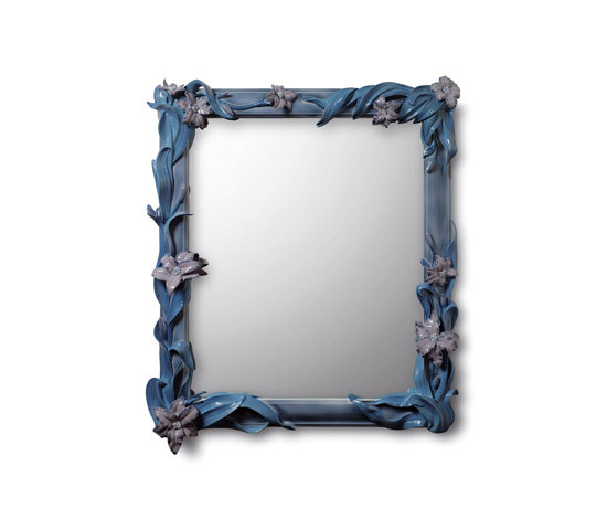 Mirror with Lilies (blue) | Spiegel | Lladró