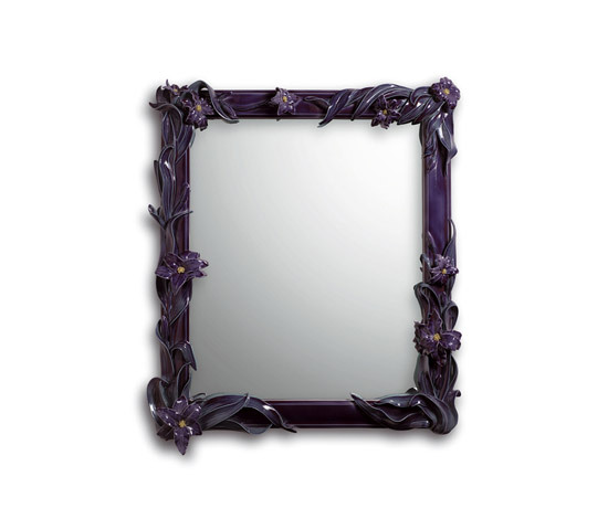 Mirror with Lilies (purple) | Miroirs | Lladró