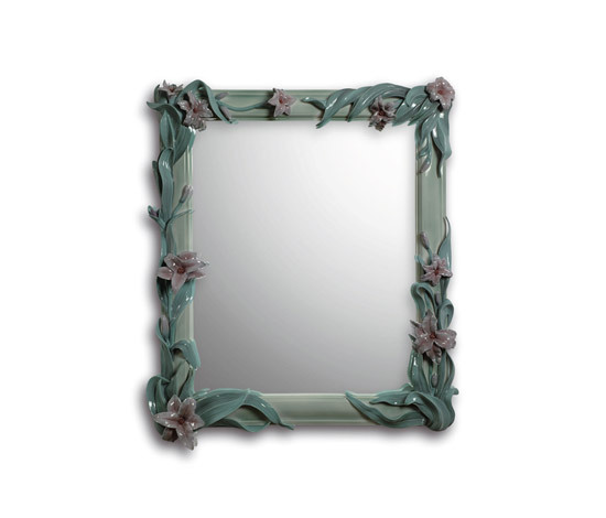 Mirror with Lilies (green) | Mirrors | Lladró