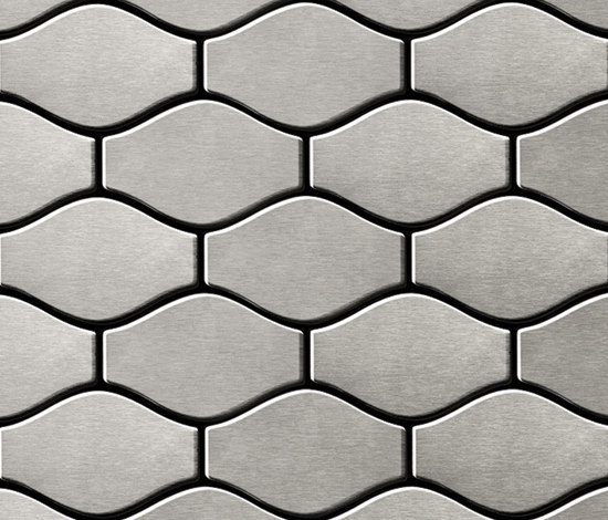 Karma Stainless Steel Brushed Finish | Metall Mosaike | Alloy