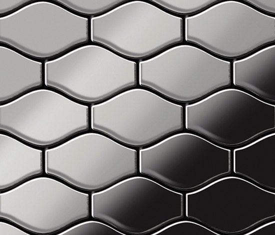 Karma Stainless Steel Mirror Polished Finish | Metal mosaics | Alloy