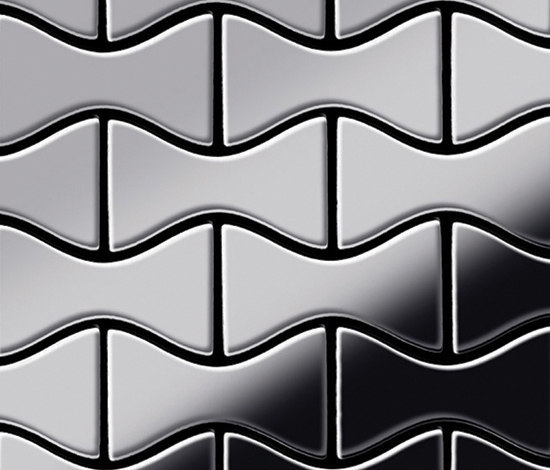Kismet Stainless Steel Mirror Polished Finish | Mosaici metallo | Alloy