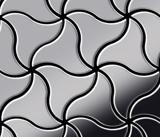 Ninja Stainless Steel Mirror Polished Finish | Metall Mosaike | Alloy