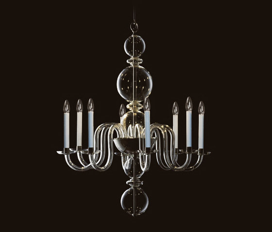 Schloss Hof Palace Glass Chandelier | Lámparas de araña | LOBMEYR