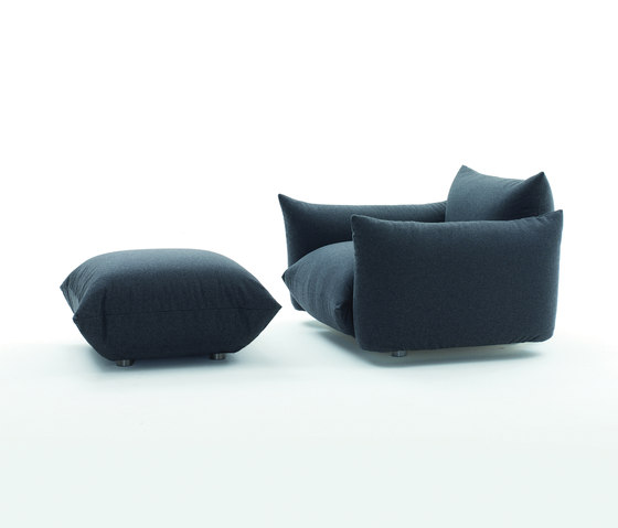 Marenco Armchair with pouf | Armchairs | ARFLEX