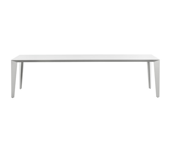 FOLD & PROFILES dining table in lacquered aluminum | Dining tables | Colect