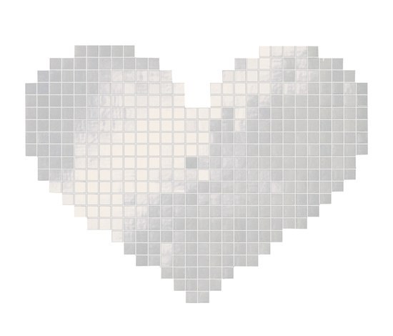 Cupido Cuore Bianco Mosaico | Mosaïques céramique | Fap Ceramiche