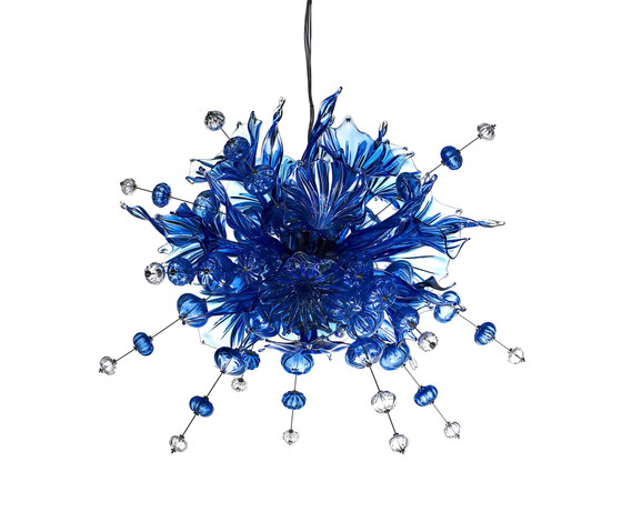 Kumulus 120 Chandelier blue | Lampade sospensione | Bsweden