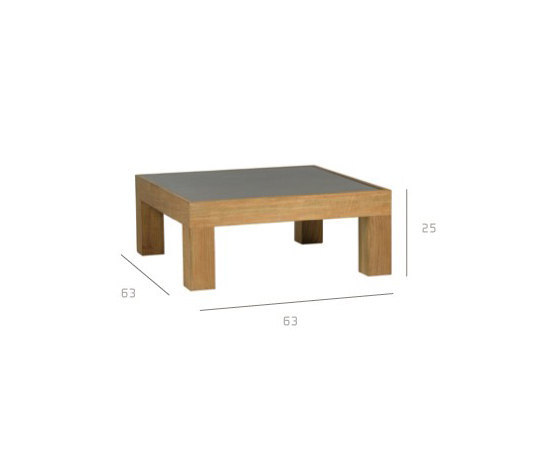 Pure Sofa Square coffee table | Mesas de centro | Tribù