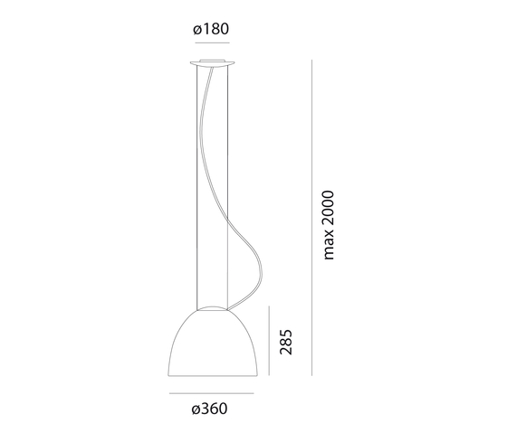 Nur Gloss Mini Suspension | Suspended lights | Artemide