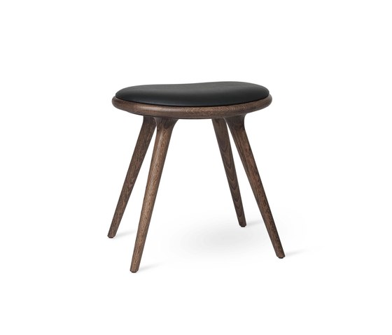 Low Stool - Dark Stained Oak - 47 cm | Hocker | Mater