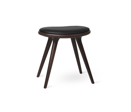 Low Stool - Dark Stained Beech - 47 cm | Sgabelli | Mater