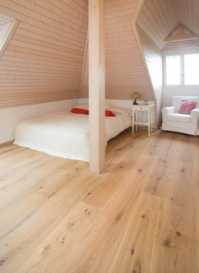 OAK Country wide-plank brushed | white oil | Planchers bois | mafi