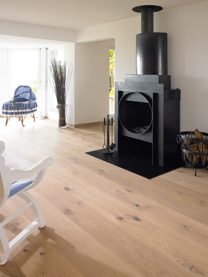 OAK Country wide-plank brushed | white oil | Planchers bois | mafi