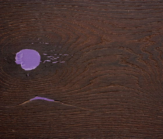 mafi CHÊNE Nero Corail Vulcano violet. brossé  |  huilé nature | Planchers bois | mafi