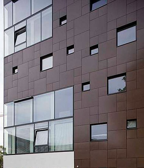 concrete skin | Blok 1: Wohnheim in Arnheim | Beton Platten | Rieder