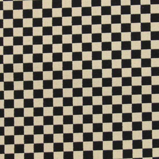 Checker 008 Black/White | Upholstery fabrics | Maharam