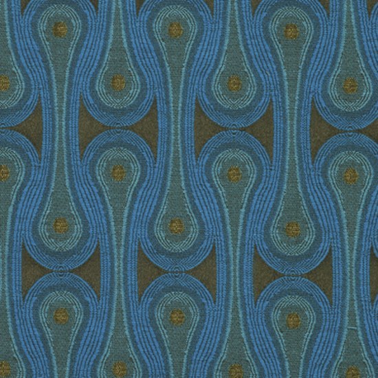 Design 9297 007 Peacock | Upholstery fabrics | Maharam