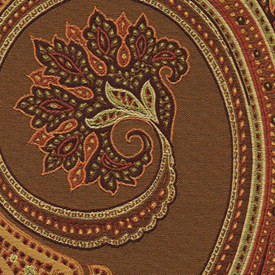 Massive Paisley 004 Walnut | Tejidos tapicerías | Maharam
