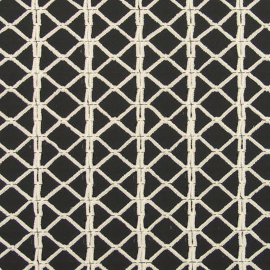 Ply Chenille Grid White/Black 001 Unique | Tissus d'ameublement | Maharam