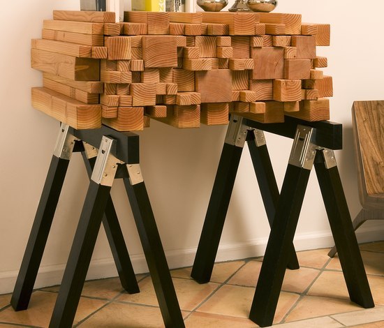 Log Pile Side/Entry Table | Console tables | Aprro Design*