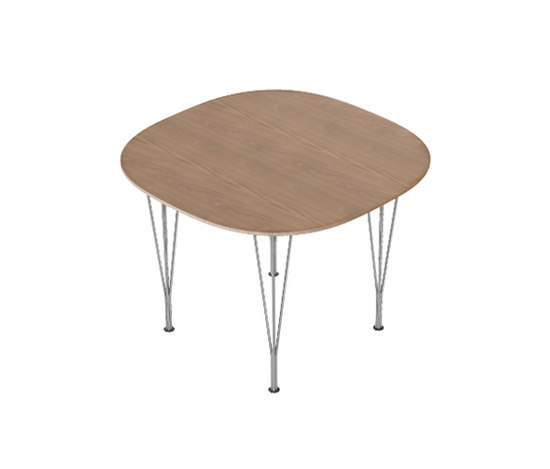 Supercircular™ | Dining table | B603 | Walnut veneer | Chrome span legs | Mesas comedor | Fritz Hansen