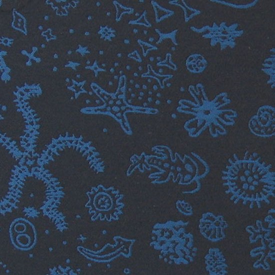 Sea Things 004 Navy | Tissus d'ameublement | Maharam