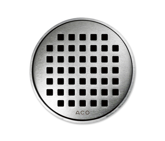 ACO ShowerDrain Badablauf rund Quadrato | Plate drains | ACO Haustechnik