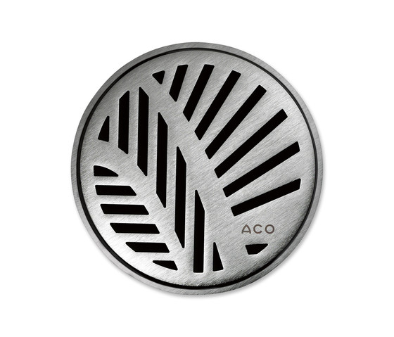 ACO ShowerDrain Badablauf rund Palm | Plate drains | ACO Haustechnik
